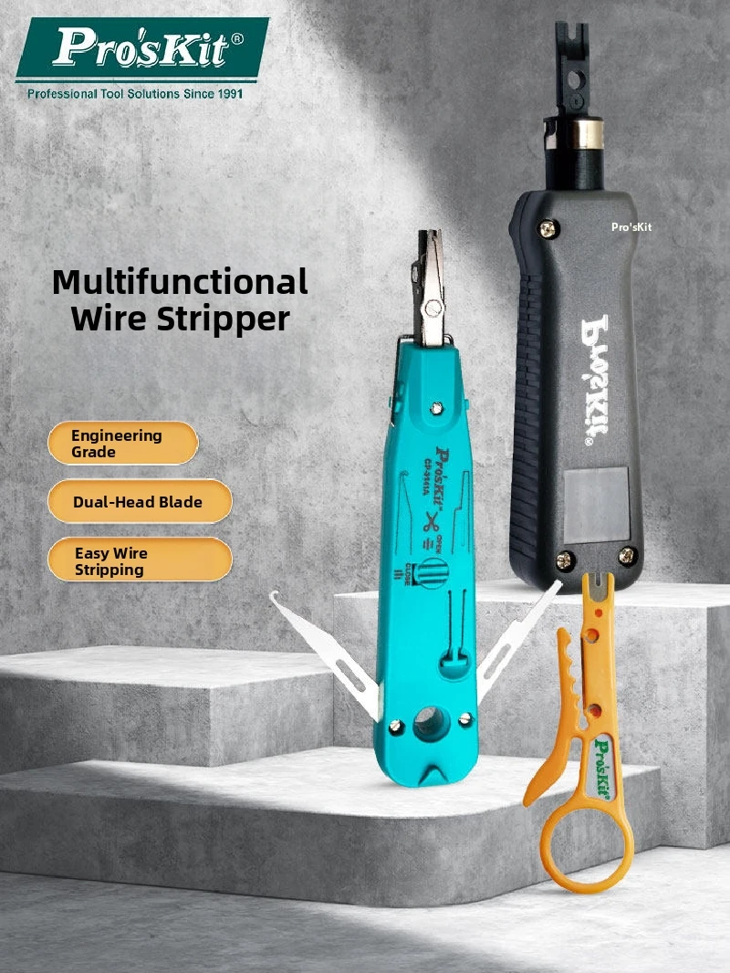 

Network Cable Terminating Tool Network Wire Crimping Pliers Module Wire Stripping Knife Network Module Patch Panel Terminating E