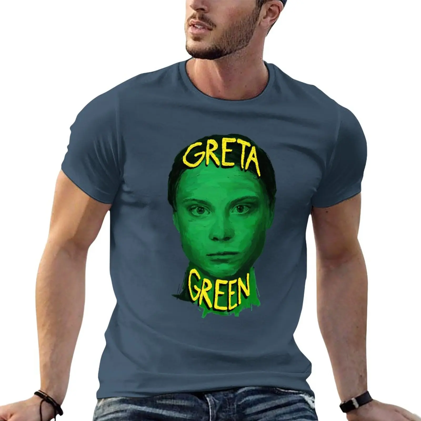 Greta Green T-Shirt shirts graphic tees customs kawaii clothes Aesthetic clothing mens funny t shirts