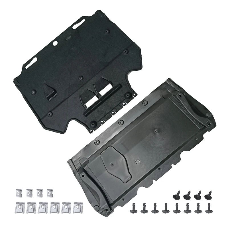 4G0863822C + 4G0863821F For Audi A6 (4G/C7) A7 4G 2011-2018 Splash Guards+Clips+Radiator Support Cover A7 Sportback