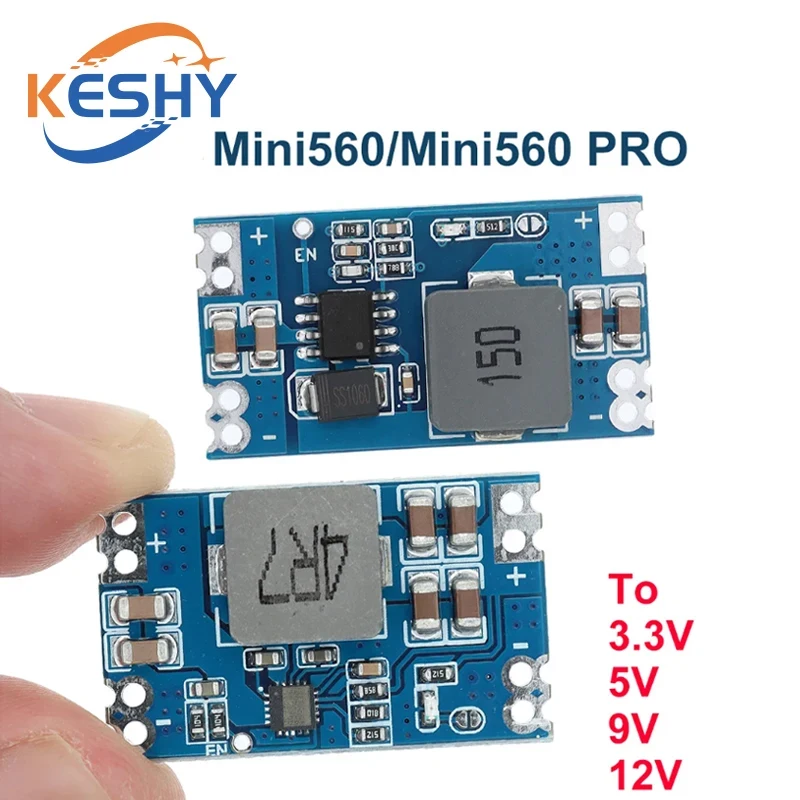 High Efficiency Output 3.3V 5V 9V 12V 5A mini560 Step Down DC-DC Converter Voltage Regulator Buck Stabilized Power Supply Module