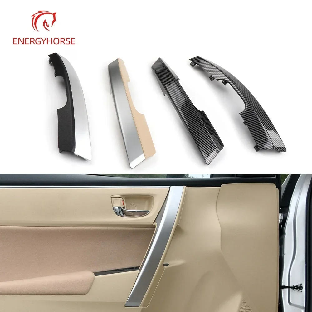 For Toyota Corolla Levin 2014-2018 7464602430 Car Interior Front Door Handle Trim Panel Armrest Inner Handle Cover 2