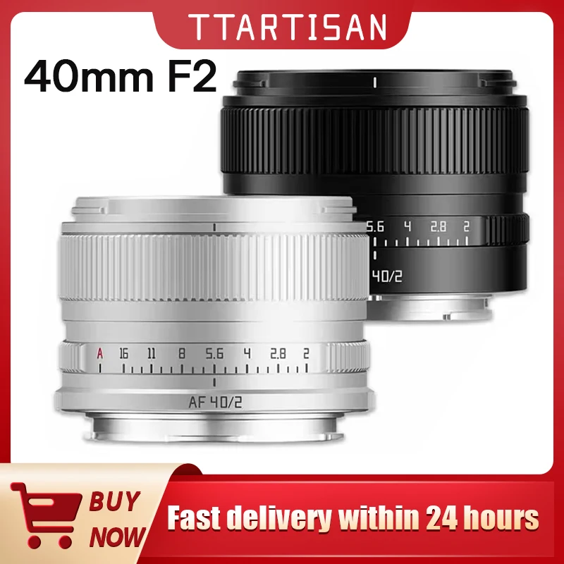TTArtisan 40mm F2 Full Frame Auto Focus AF Large Aperture Lens for Sony E FE Nikon Z L mount A7CII A7R A7M Z6 Z6III ZFC Z7 Z9