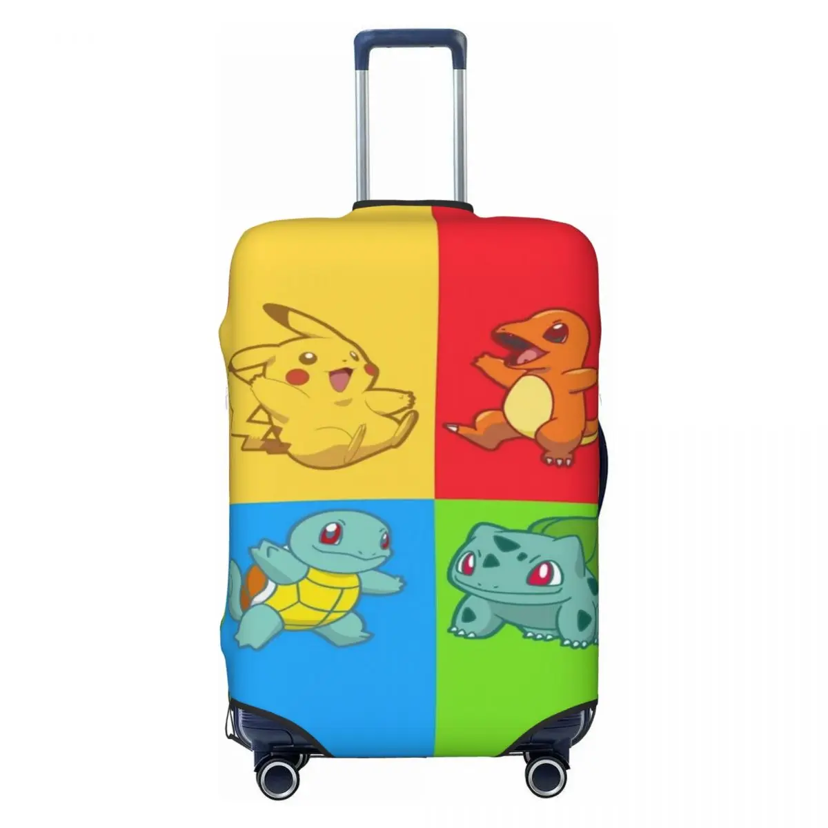 

Custom Bikachus Cartoon Luggage Cover Cute Suitcase Protector Covers Suit For 18-32 inch