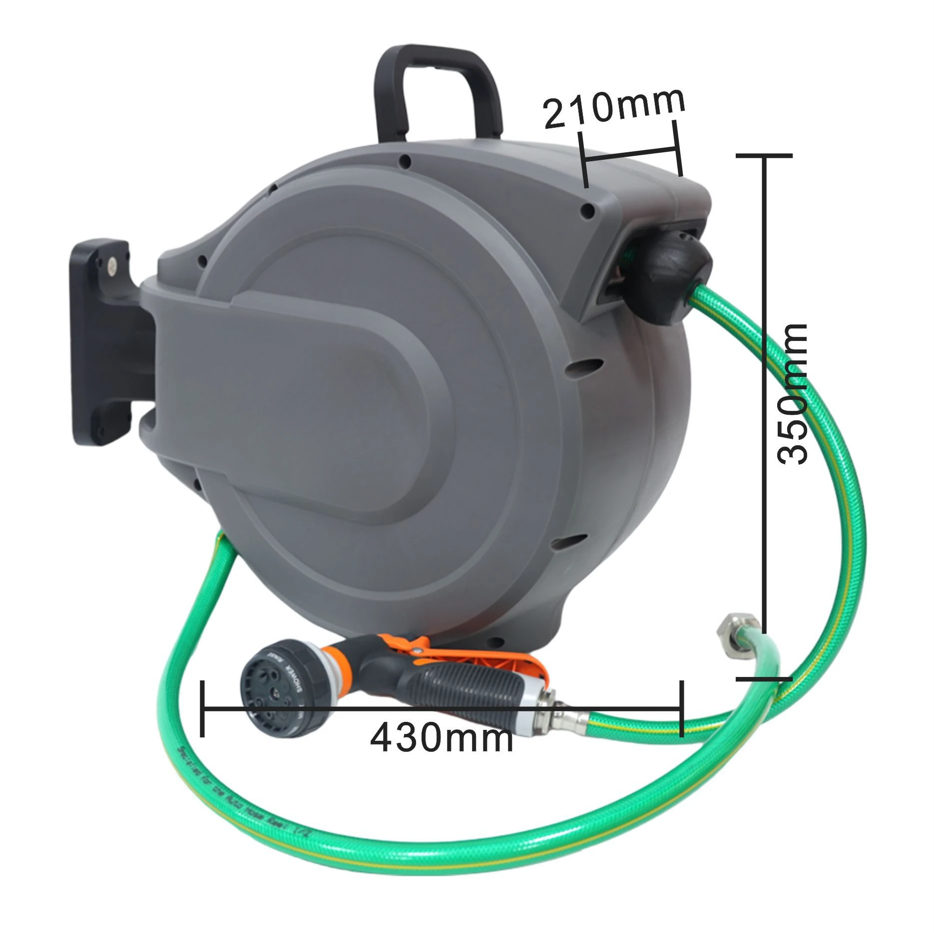 Garden irrigation water spray drum Garden irrigation water gun water drum equipment Automatic telescopic reel