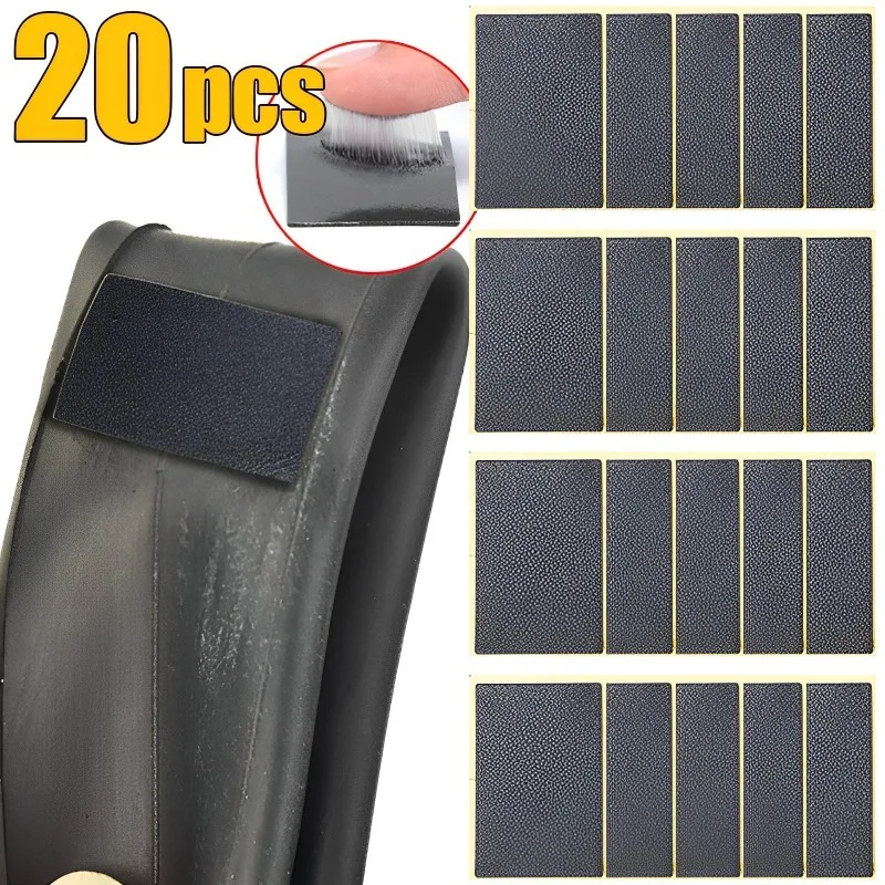 10/20Pcs Tire Repair Patches Car Motorcycle Bike Tire Repair Tools Glue-free Protection Adhesive Quick Drying Bicycle Tyre Patch