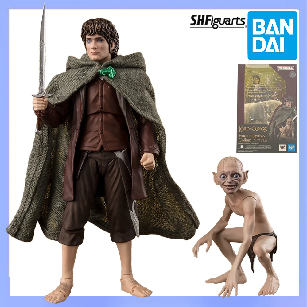 

Original in Stock Bandai Spirits S.H.Figuarts The Lord of The Rings:The Fellowship of The Ring Frodo Baggins Gollum Anime Figure