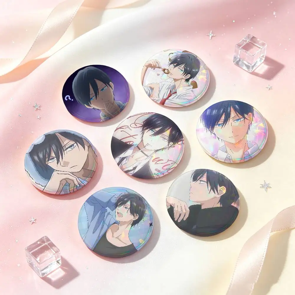 Akito Yamada Anime Figure Badges 25 32 44 58 75 Mm Round Cosplay Pin Bag Decor Fans Collect Friends Gifts Brooch Souvenir