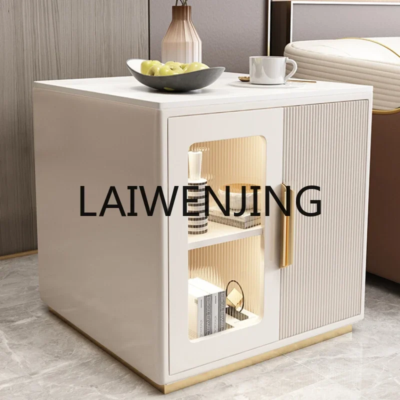 Sofa side cabinet square generous few light luxury living room corner locker small table coffee table