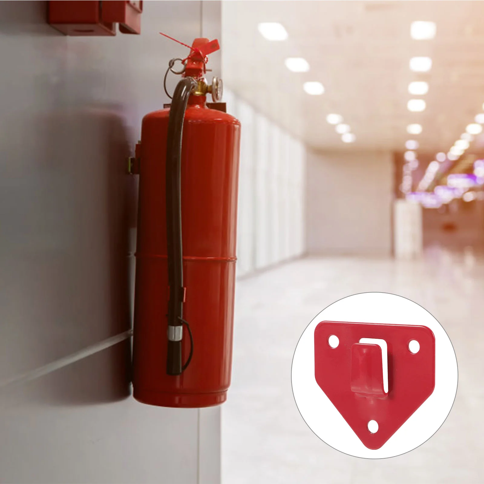 8 Pcs Fire Extinguisher Bracket for Mounting Wall Extinguishers Holder Hook Home Hanging