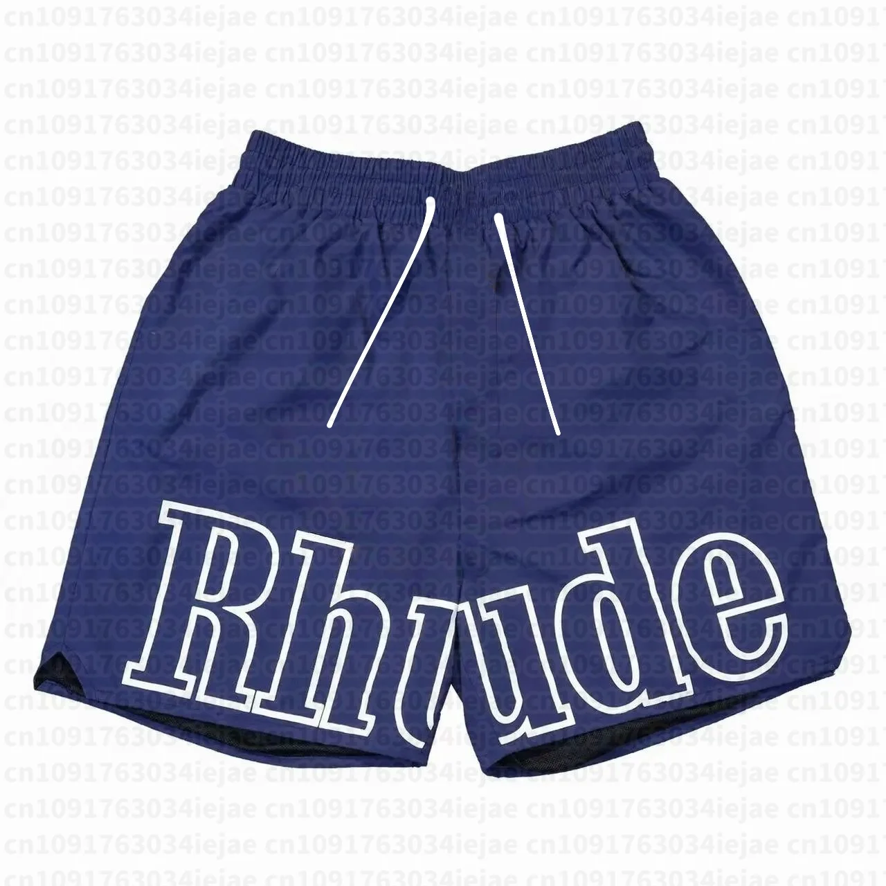 Herren Street Fashion Rhude Kid Casual Shorts Sommer Locker Atmungsaktiv Schnell Trocknend Sportshorts Hip-Hop-Stil Buchstaben-Print Shorts – Detail 7