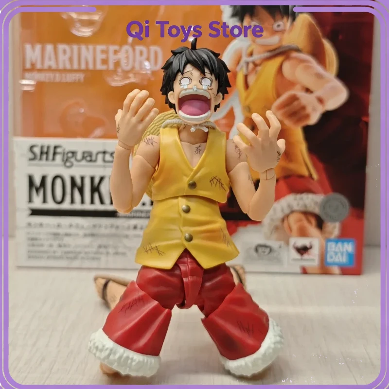 

One Piece S.H.Figuarts Monkey D Luffy Marineford Action Figure Movable Joints Toy Anime Collectible Desktop Decor Model Toy Gift