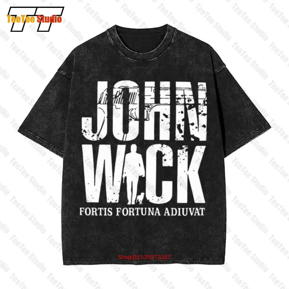 John Wick Fortis Fortuna Adiuvat Us Trend 2019  Oversized T-Shirt X0HT