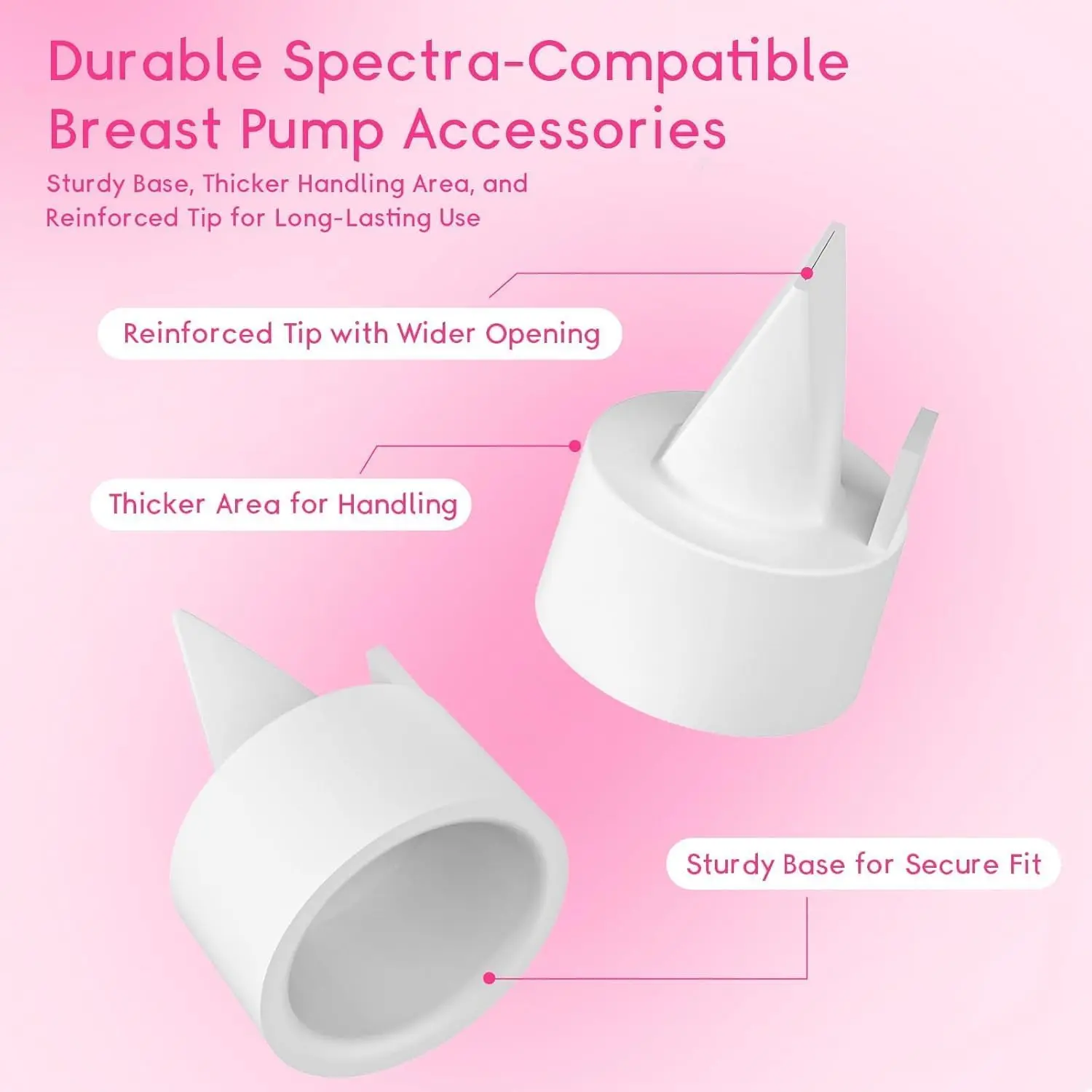 Complete Kit for Spectra Breast Pump Parts Compatible with Spectra S1/S2/9 Plus, Not Original Accessories, Full Set Replacements