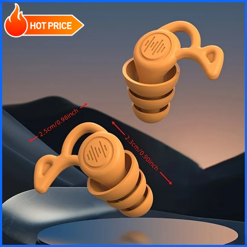 

Soft silicone swimming earplugs, reusable sleep earplugs, for swimming, sleeping, traveling, work and study,Ultra-Soft