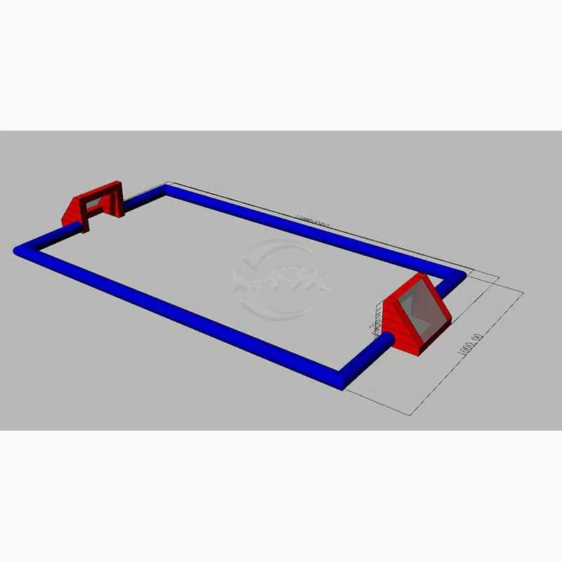

Manufacturer Direct PVC Inflatable Soccer Field Football Pitch and Arena Games with Blower Including Repair Kits for Events