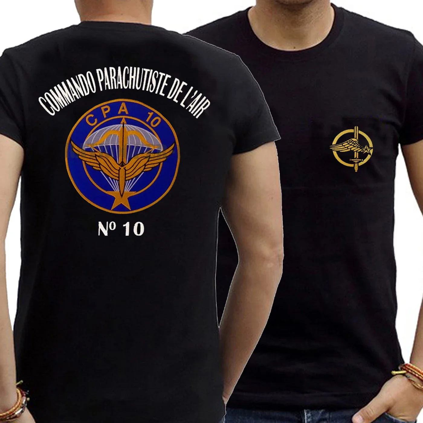 French Army CPA 10 Air Paratrooper Commando T-Shirt New 100% Cotton Short Sleeve O-Neck Casual Mens T-shirt