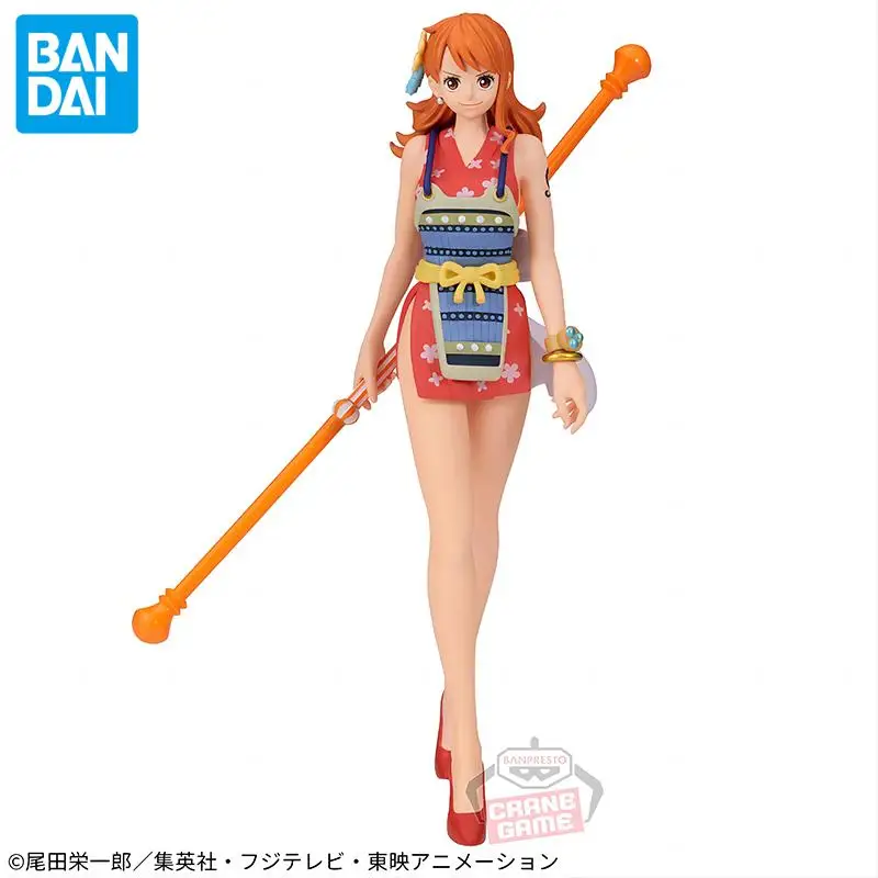 Genuine Original Banpresto Anime One Piece Nami Nico Robin Action Figure Collectible Boxed Model Dolls Toy Festival Gift