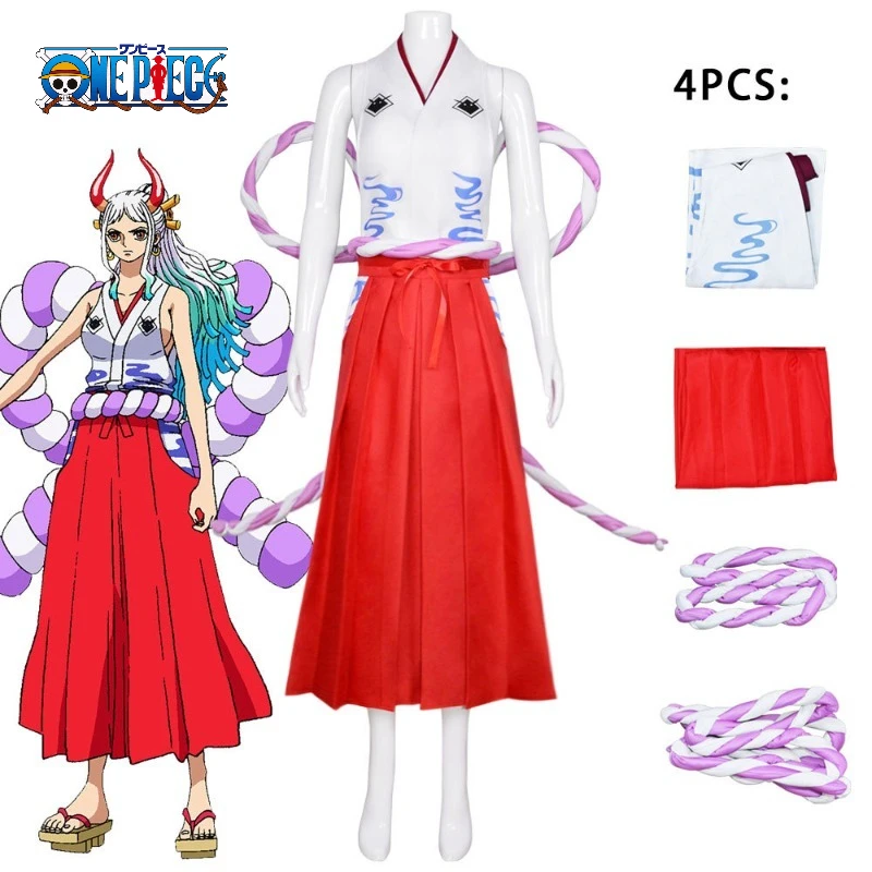 

Цельный комплект кимоно Yamato Wano Country Kozuki Oden O Fisk Cosplay Костюм с париком Головной убор для Хэллоуина Аниме Wafuku Party