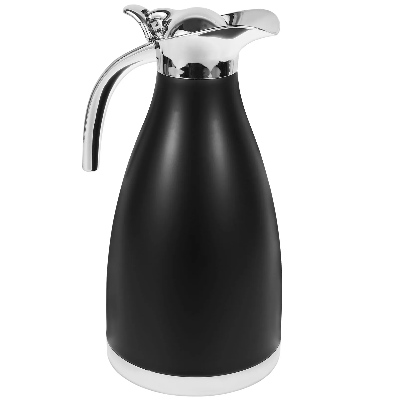 Thermal Coffee Carafe 2L Thermal Coffee Jug Stainless Steel Insulated Coffee Carafe Practical Insulated Coffee Pot Leakproof