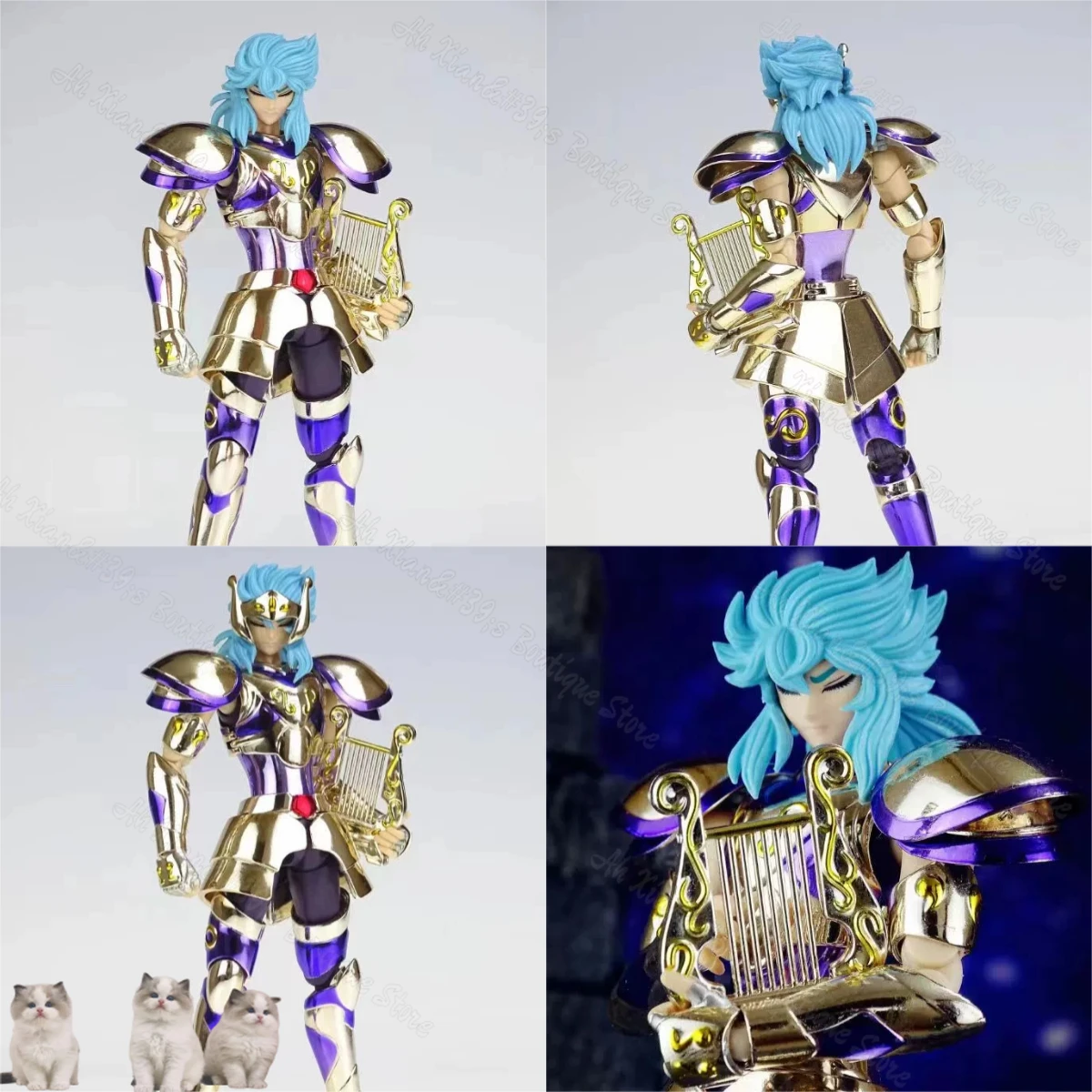 

24-hour shipping CS Model Saint Seiya Myth Cloth EX Eurydice Lyre Orphee/Orpheus Silver Knights of the Zodiac Action Figure