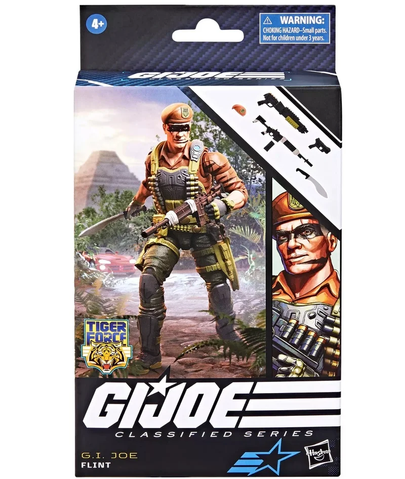 GI originale Joe Classified Series Tiger Force Flint, giocattolo regalo con figura d'azione in scala n.89 da 6 pollici (15 cm).