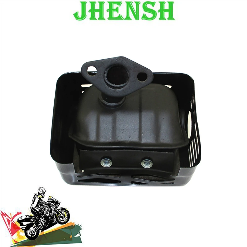 JHENSH Exhaust Muffler For Honda GX120 GX160 GX200 4HP 5.5 HP 6.5 HP