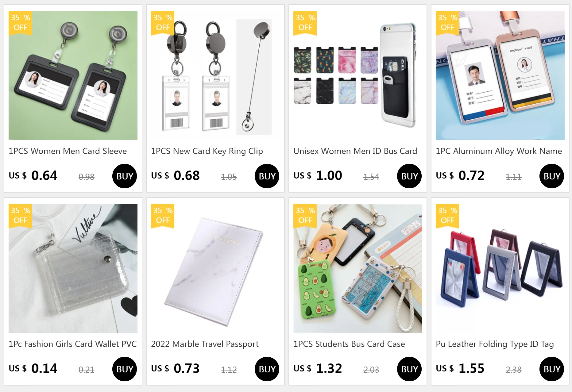 Unisex-Kreditkartenetui aus Kunststoff und Aluminium, Taschen, Arzttruhe, einziehbare Abzeichenrolle, Arbeitskartenhülle, Name, Ausweis, Clip – Detail 1