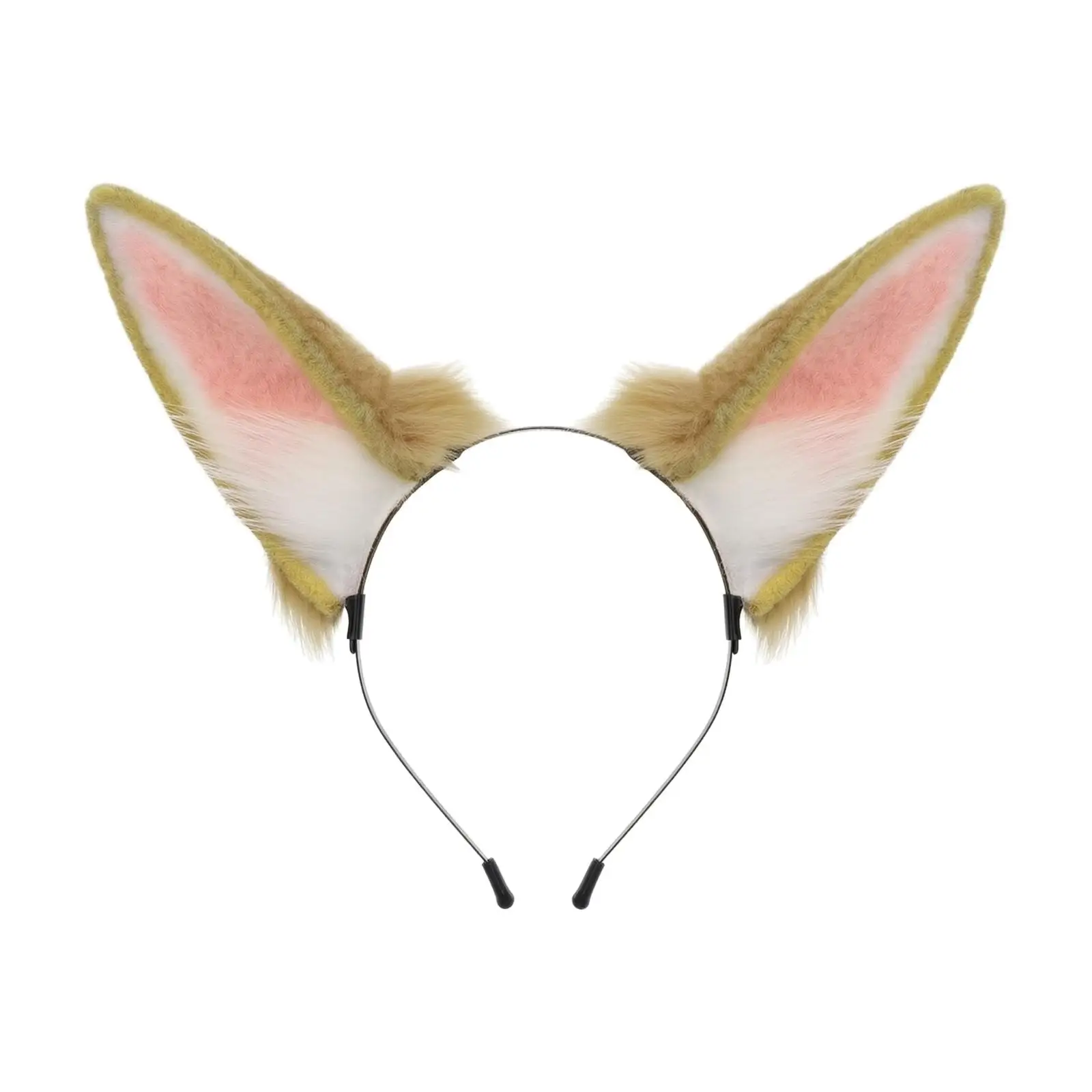 Faux Hair Hare Ear Headband Cuddly Hare Ear Headband Soft for Cosplayers, Conventions, Themed Photo Shoots