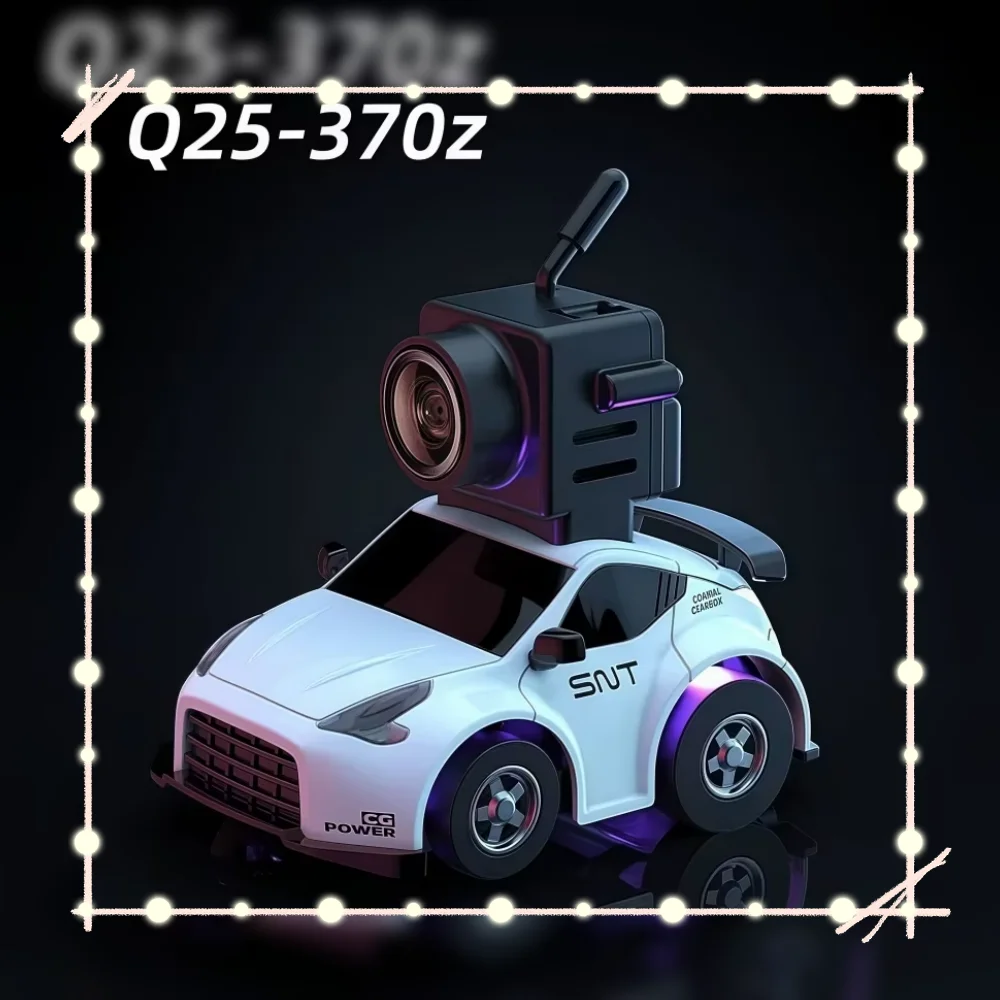 

Q25-370z FPV Snt 1:100 Rc Car With Goggles Micro FPV Race 25m Rc Desk Race Table Car Remote Control Car Magnetic Festival Gifts