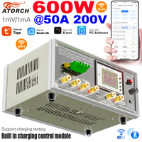 BW-600W-DK WiFi 200V 50A DC Electronic Load Tester High-Accuracy Resolution Battary Capacity Monitor Charging Tools For Tuya APP