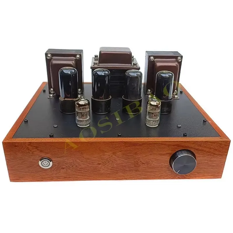 AIYIMA SMSL دفع سحب فئة أ فراغ مُضخّم صوت 10 واط 2.0 6V6 6P6P مُضخّم صوت خشب الساج الهيكل الملاك العين السلطة أمبير الصوت #1