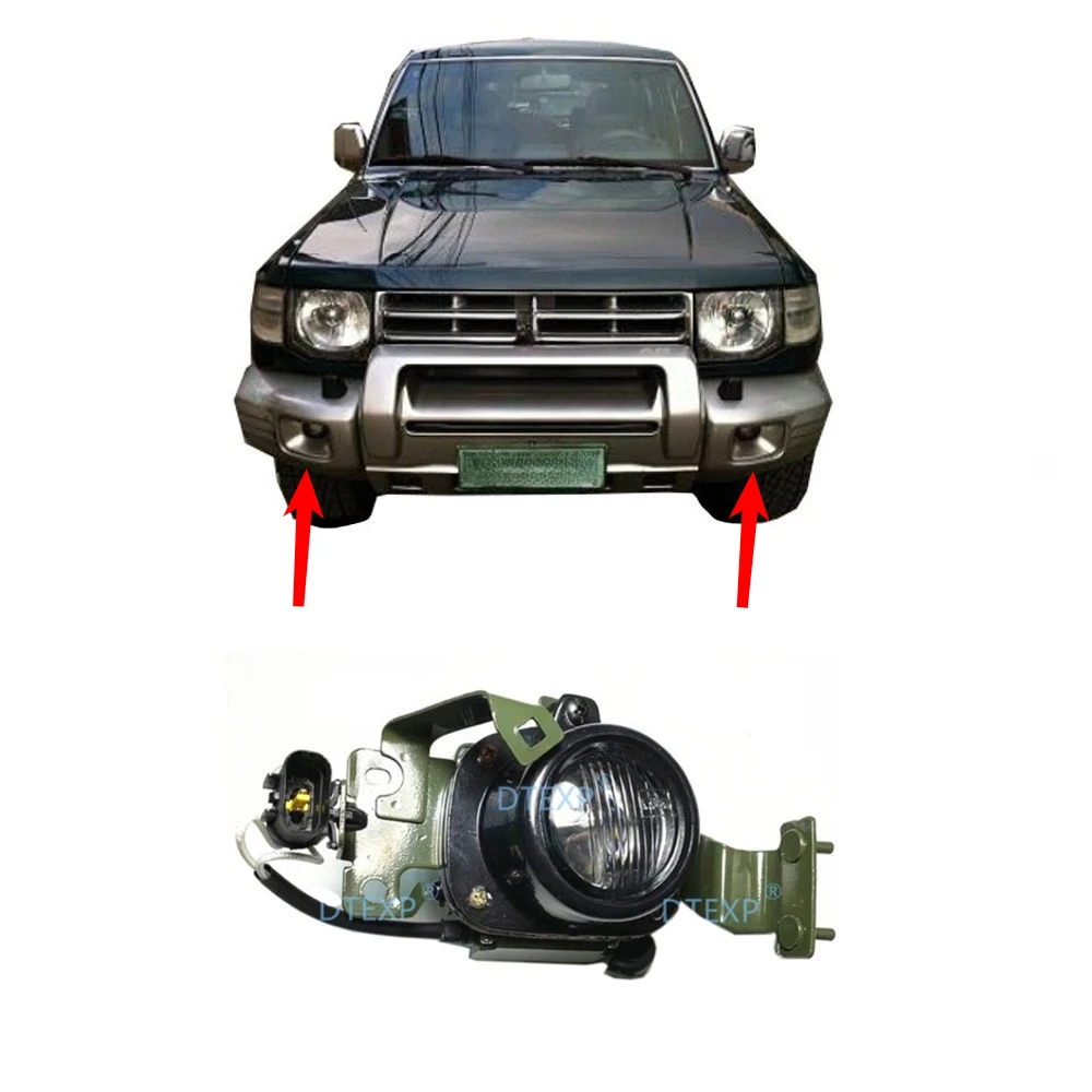 

1 Piece Fog Light for Pajero V30 1989-1999 Front Corner Lights for Montero V20 Lamps for Shogun V40 MR376097