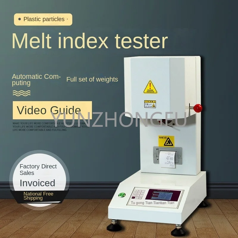 Melt Flow Rate Measurer Plastic Resin Test PVC Fusion Index Instrument Plastic Granule PE Melting Finger Tester