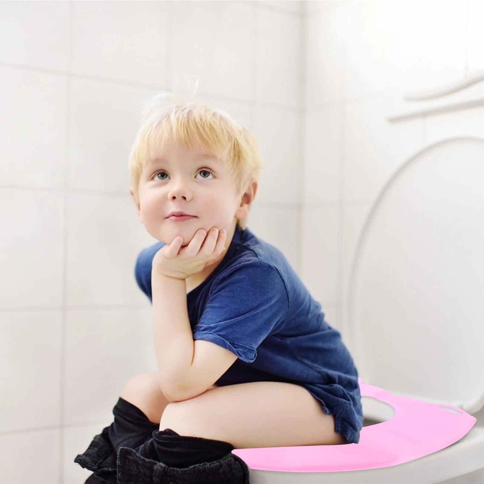 

1pc Toilet Seat Cushion Waterproof Silicone Pad Washable Reusable Cover Bathroom Accessory Seat Mat Household Portable Durable