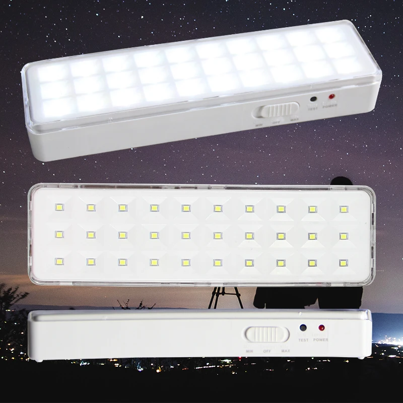 30LEDs Portable Emergency Light 2 Modes Dimmable Camping Lanterns Wall-mounted Rechargeable Home Lamp for Power Loss Use