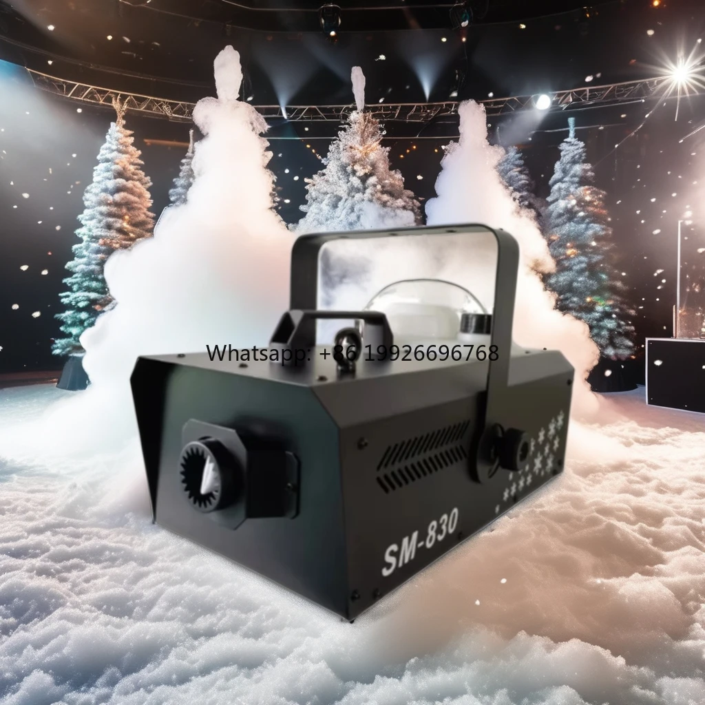 

Artificial Snow Making Machine for Stage Christmas Day Party Events Wedding Remote Control 830W Snowflake Machine Indoor