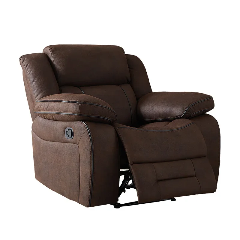 

Functional living room single fabric simple leisure recliner multi-functional lazy sofa