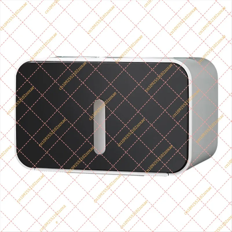LF No Drill Wall Mounted Toilet Paper Holder, Waterproof Bathroom Tissue Storage Rack, Space Saving Rustproof Organizer for Bath