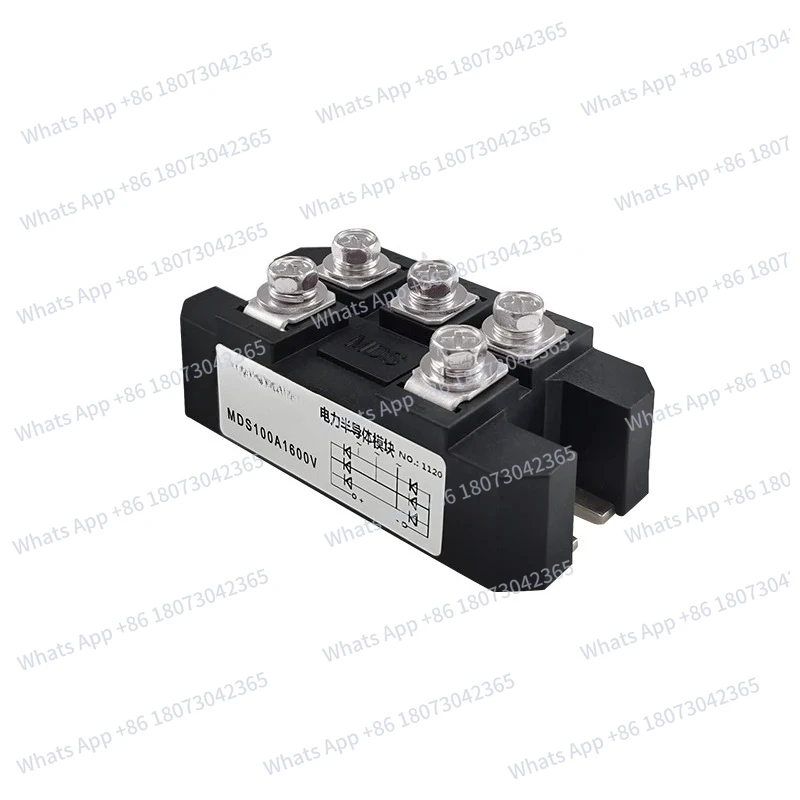 

Three-phase Rectifier Bridge Module mds100A200A1600V400A500A250A Heatsink Bridge Stack 300A-16