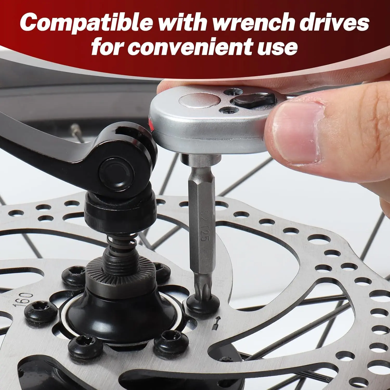 مجموعة لقم مفك براغي رئيسي مكونة من 208 قطعة، لقم مفك براغي سداسية مقاس 1/4 بوصة، مفك صامولة ومجموعة لقم أمان