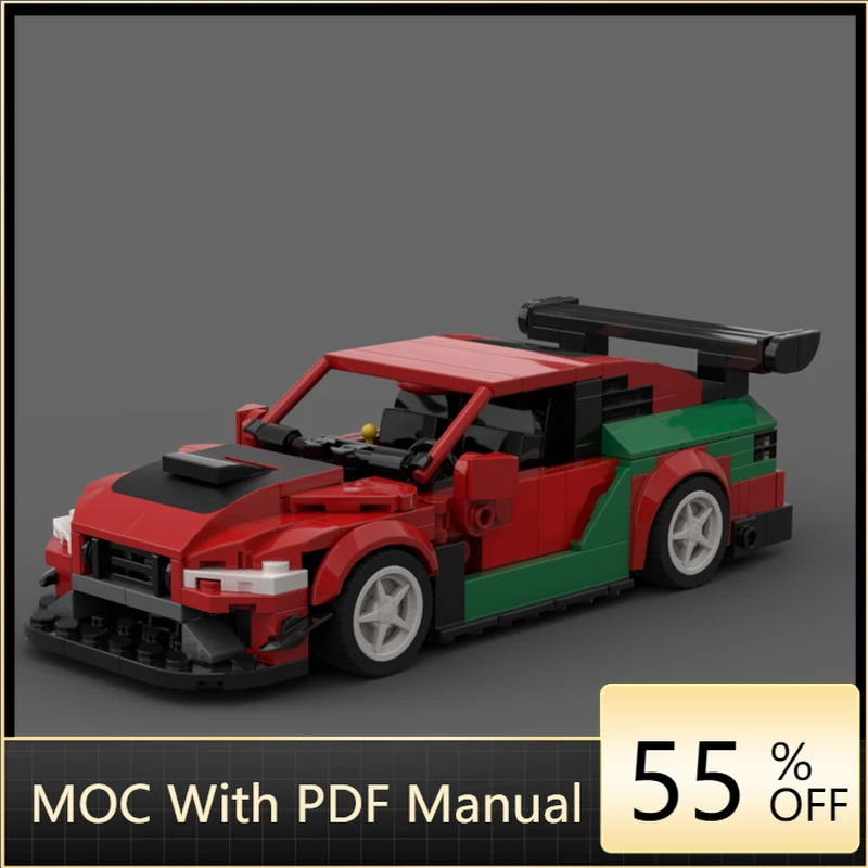 329 個 Moc テクノロジー クリスマス レーシング スーパーカー モデル ビルディング ブロック スピード ビークル ブリック おもちゃ 子供 大人 誕生日プレゼント