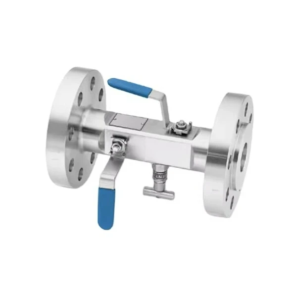 Válvulas de isolamento de drenagem e desligamento duplo único de aço inoxidável 316 de interface de processo