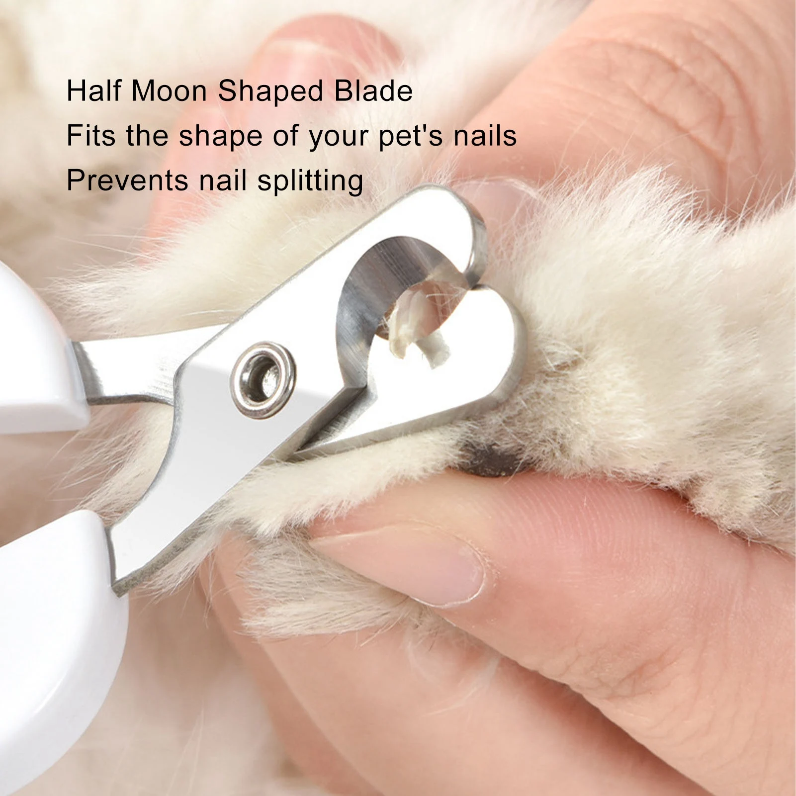 Pet Nail Scissors Cat And Dog Nail Clippers Sharp Stainless Steel Knife Head Pet Supplies Prevent Slip Handle Labor Saving Safe