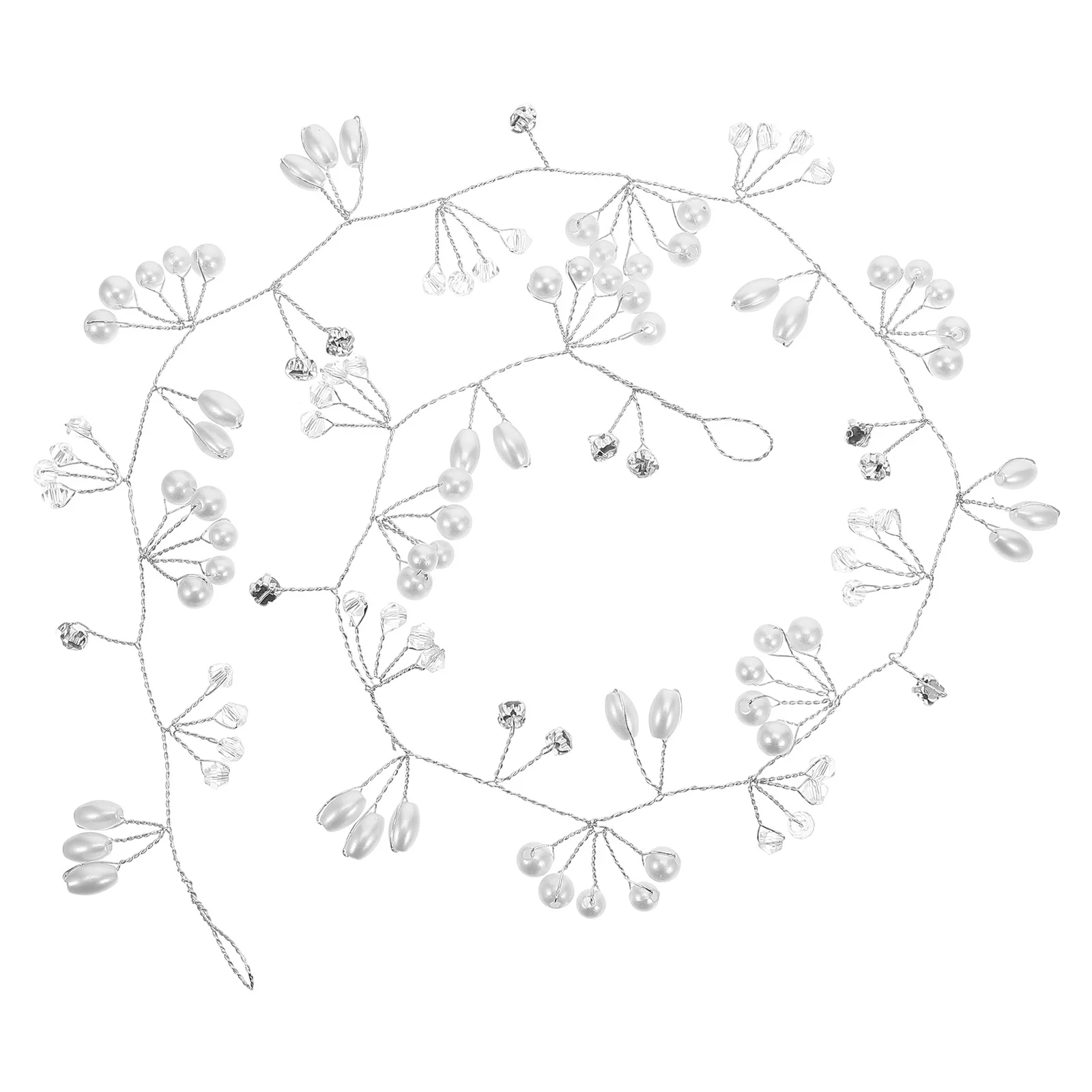 3 قطعة هيرباند اللؤلؤ الزفاف خوذة الزفاف خمر تقليد اللؤلؤ الشعر مجوهرات للنساء اليدوية إكسسوارات الشعر حفلة موسيقية