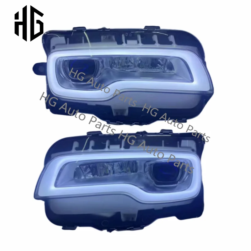 Car Front Bumper Assembly Headlights Ghost 1 to Ghost New 2 Upgrade Headlamps Bodykit For Rolls Royce Facelift Kit