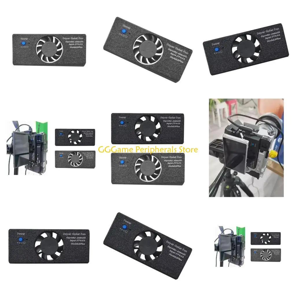 

U55B Cooling System Fan for A7M3 A6400 A6000 A7riii Live Broadcast Camera Radaitor