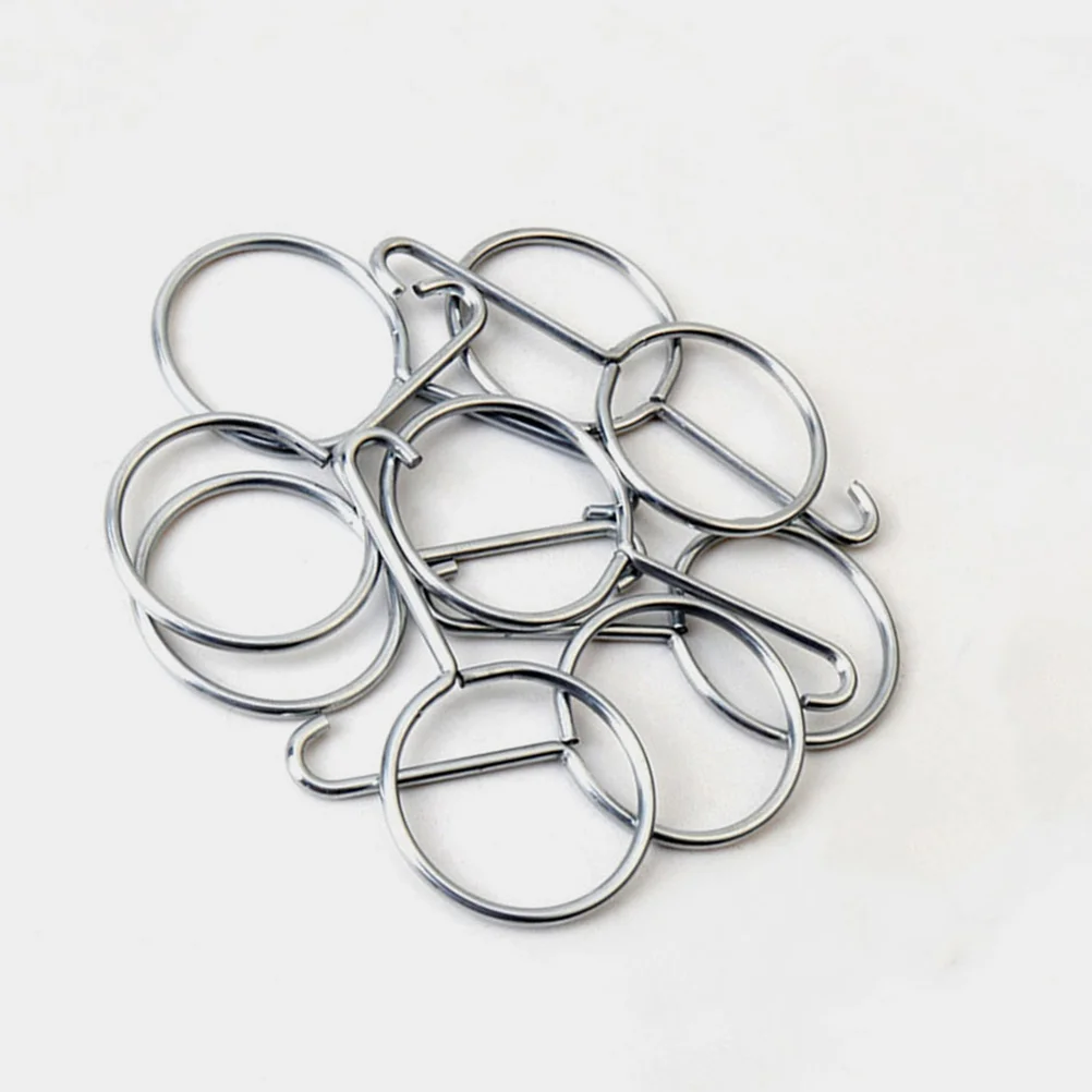 10 Pcs Hook Puller Drain Removal Tool Stainless Steel Ordinary Shower Lifters Silver Grate Hooks