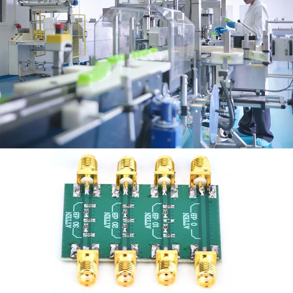 Radio Frequency Attenuator -4.0GHz Fixed Attenuator SMA Double Female Head Radio Frequency Attenuator 50Ω