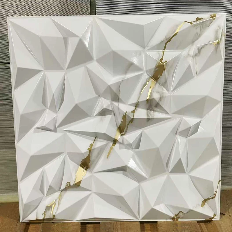 10pcs 30x30cm 3D Art Wall Panel background wall decoration exterior 3D wallpaper suitable for room bathroom ceiling hotel office