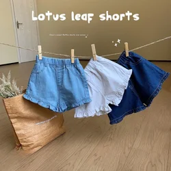 1pcs Baby Girl Summer Cool Thin Denim Clothing Shorts Pants Jeans Clothes Children Girl Casual Short Trousers Kid Infant Bottoms